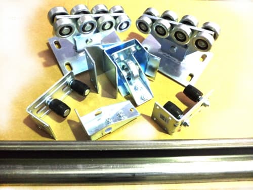Комплект для сдвижных ворот с балкой 95х88х5 длина 6000 мм